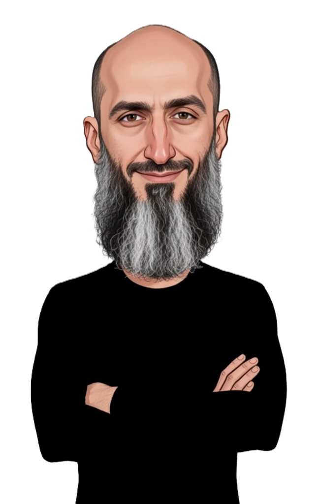 Abdullah Alyousef caricature