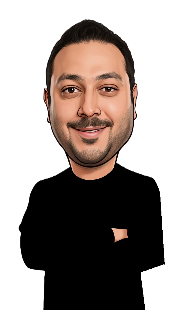 Bader Alawadhi caricature