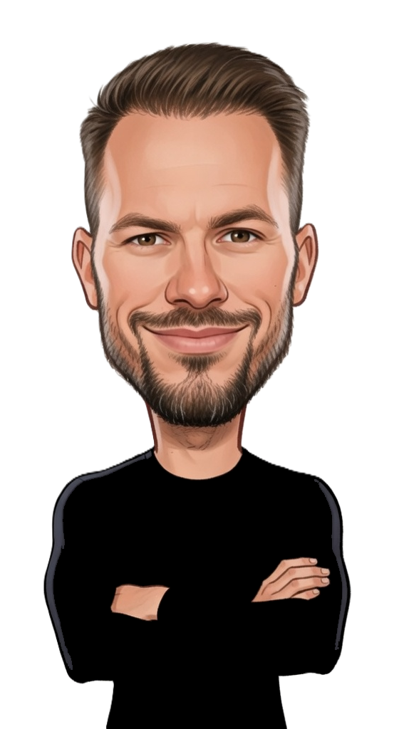 Albin Ouschan caricature