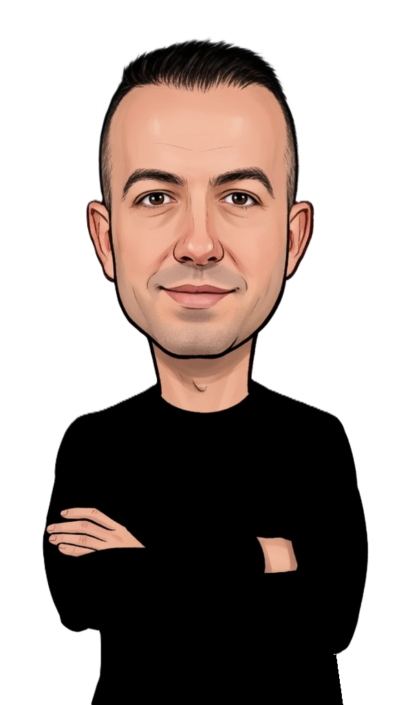 David Alcaide caricature
