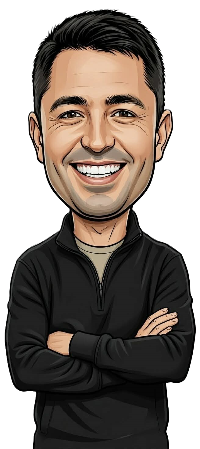 Andrew Blood caricature