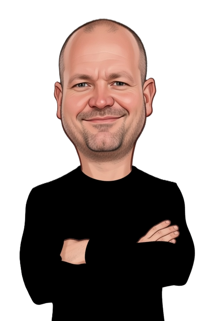 Bj Ussery caricature