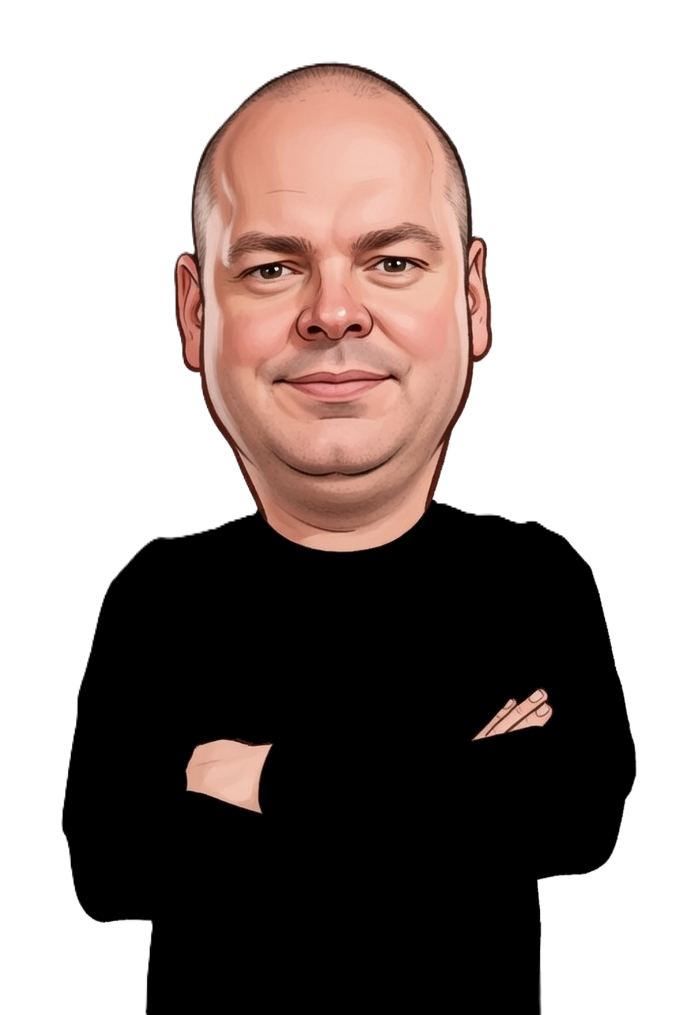 Stuart Bingham caricature
