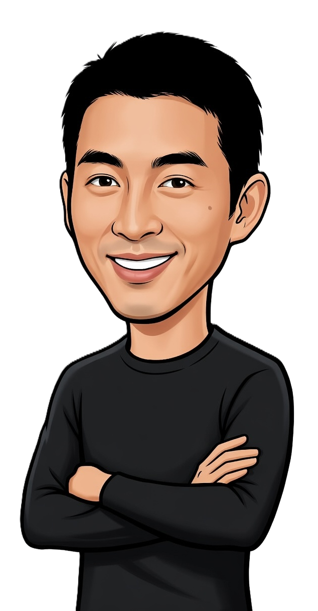 Chin Shung Yang caricature