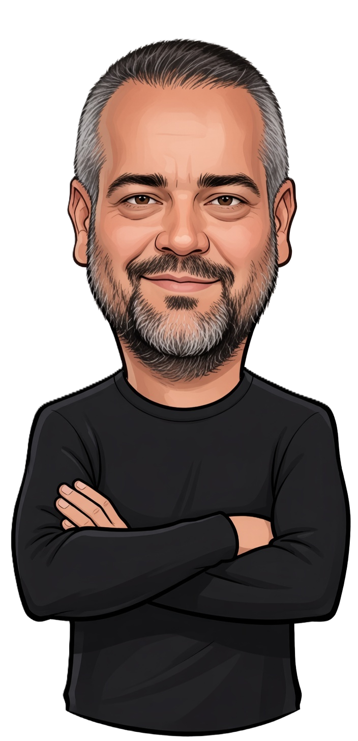 Craig Lucas caricature