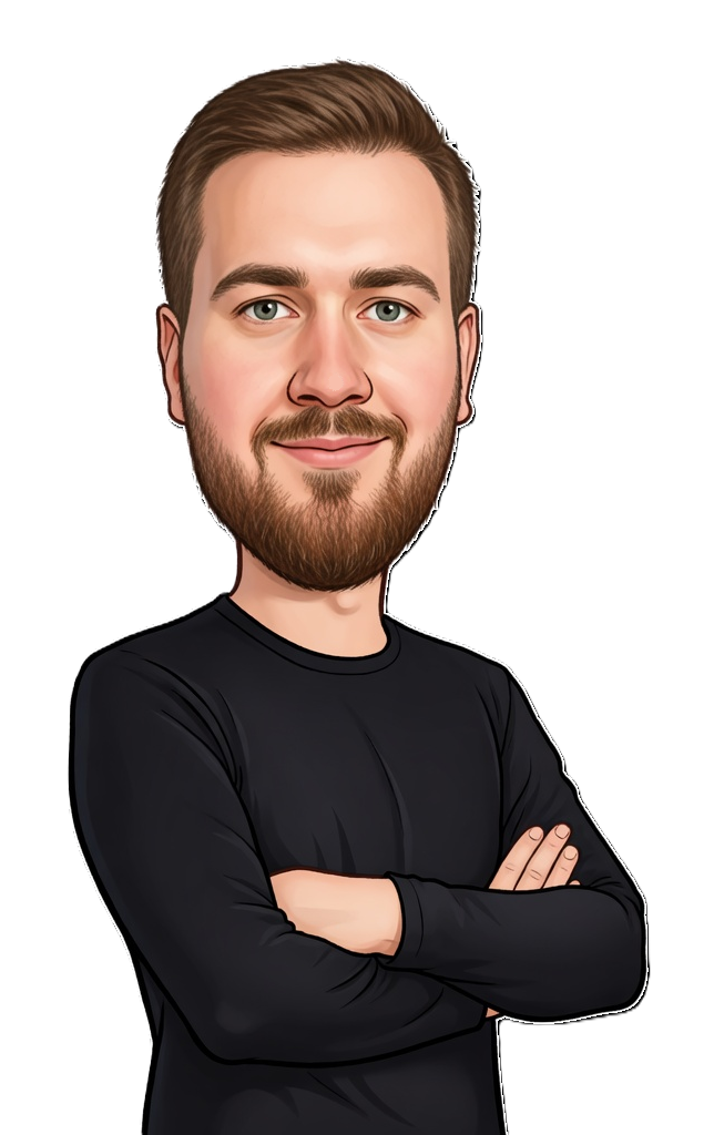 Daniel Guttenberger caricature