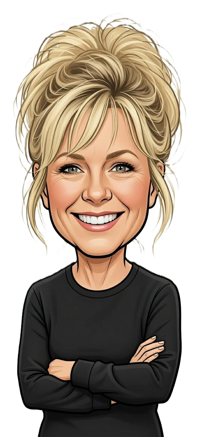 Debbie Teichert caricature