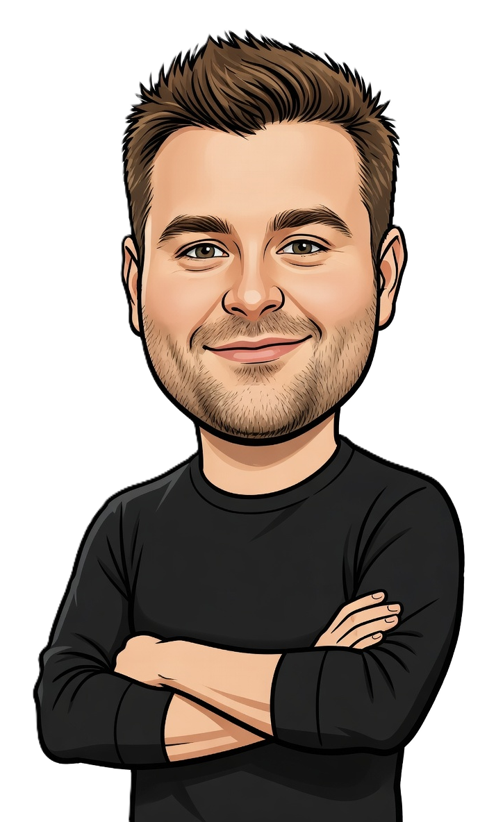 Mike Dechaine caricature