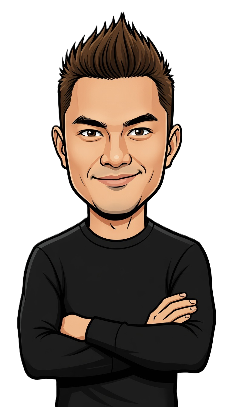 Jeffrey De Luna caricature