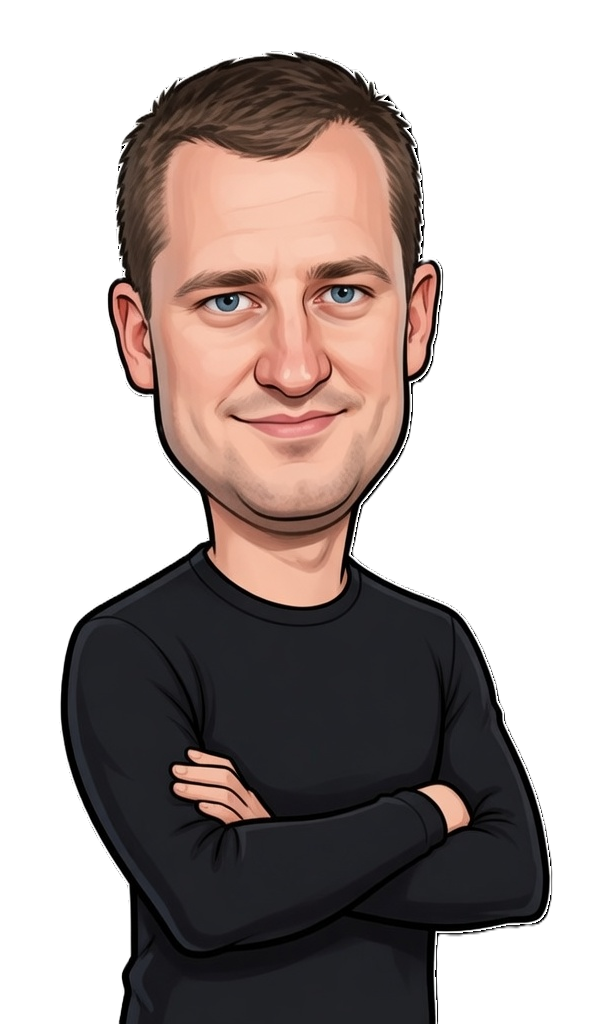 Denis Grabe caricature