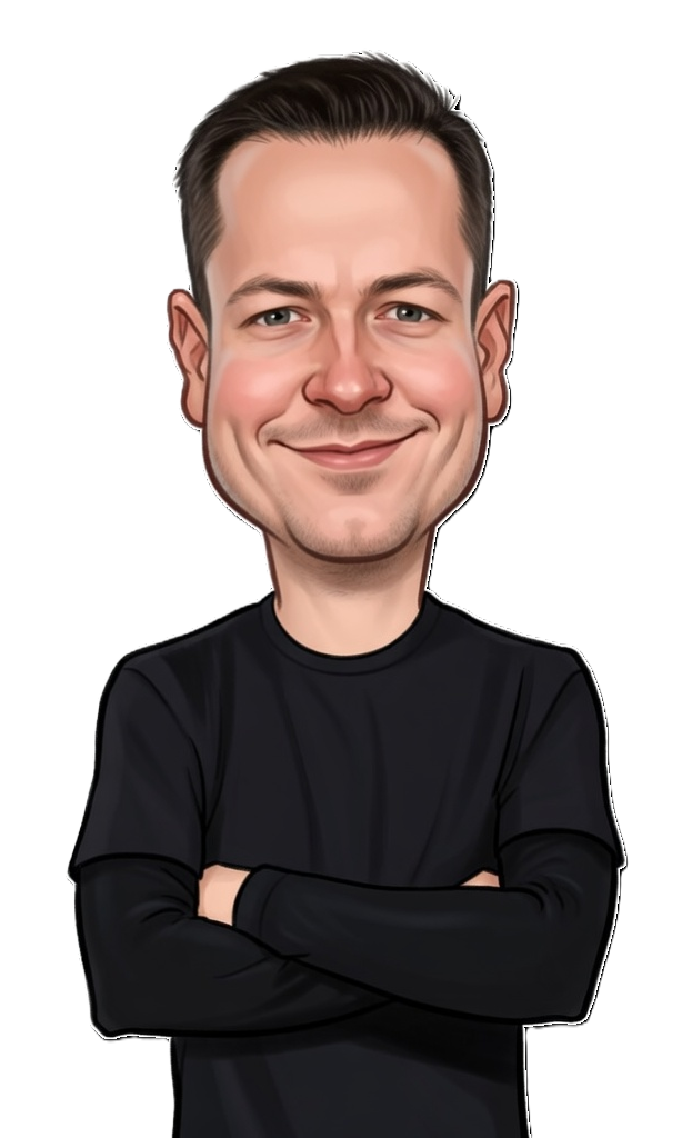 Tim De Ruyter caricature