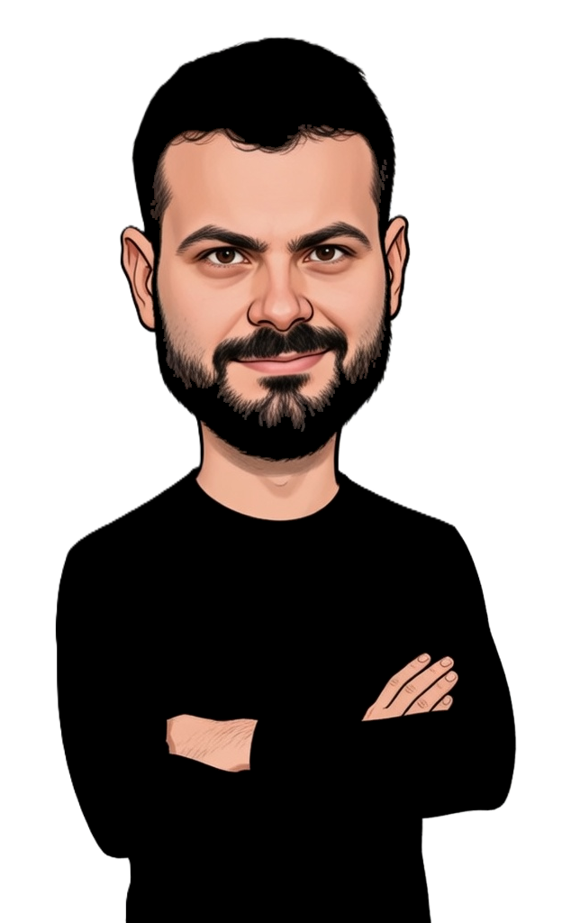 Dimitris Loukatos caricature