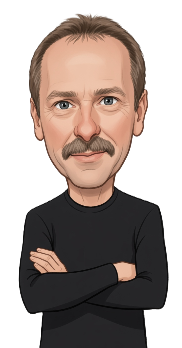 Earl Strickland caricature