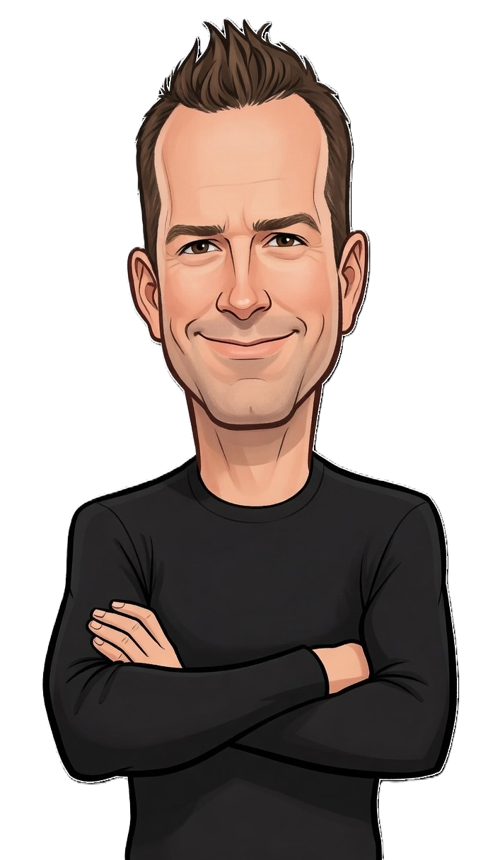 Erik Hjorleifson caricature