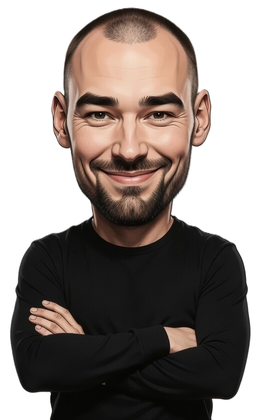 Fraser Patrick caricature