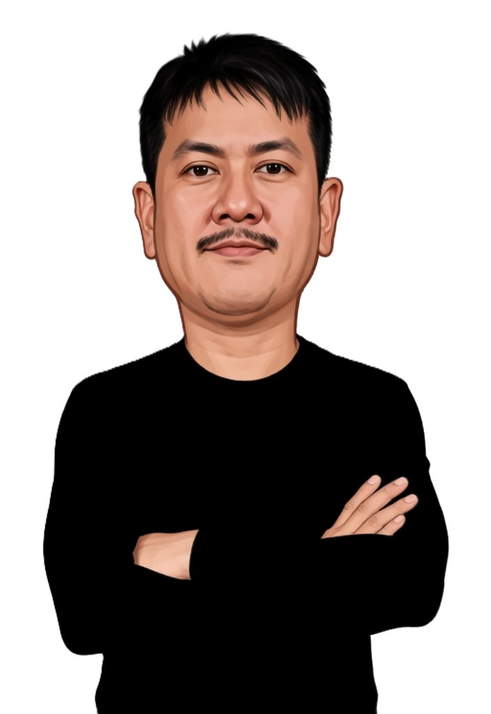 Roland Garcia caricature