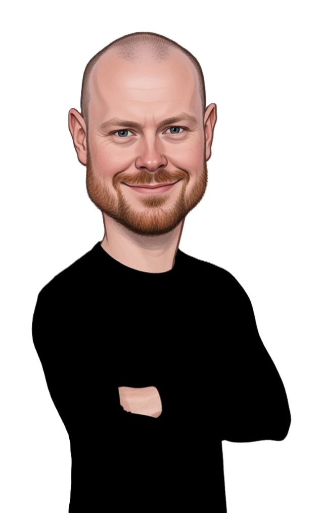 Gary Wilson caricature