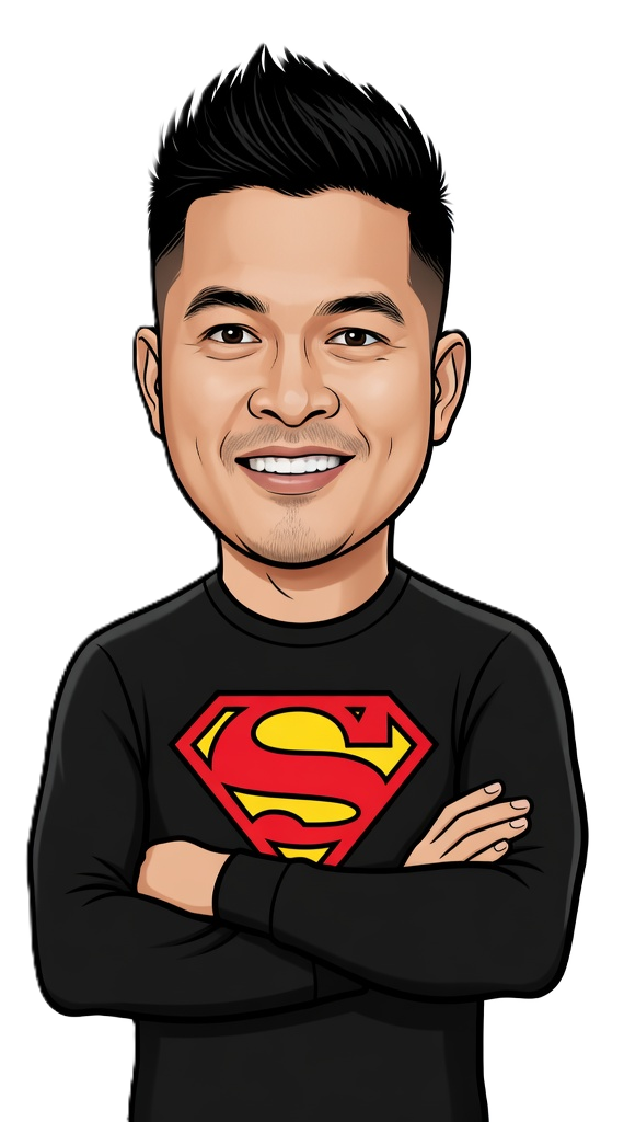 Roberto Gomez caricature