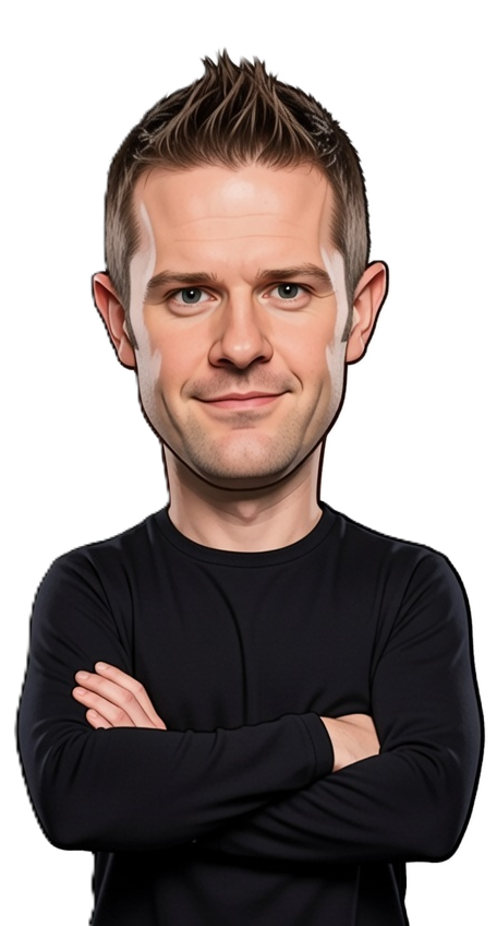 Mark Gray caricature