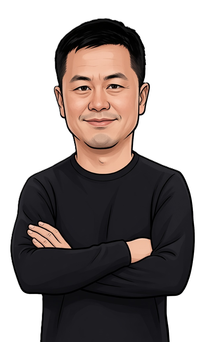 Haitao Liu caricature