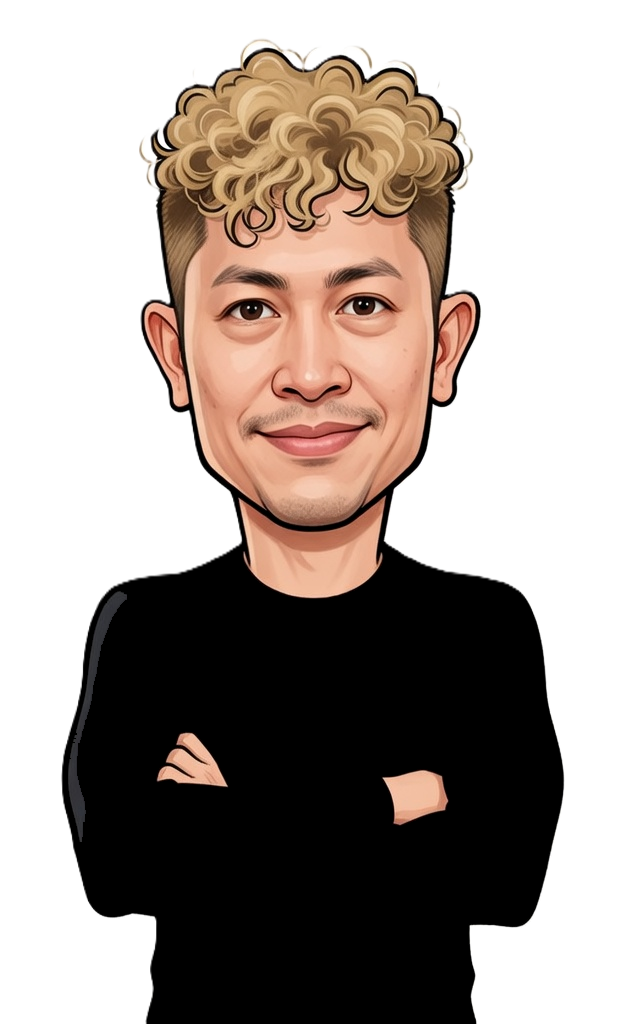 Harry Vergara caricature