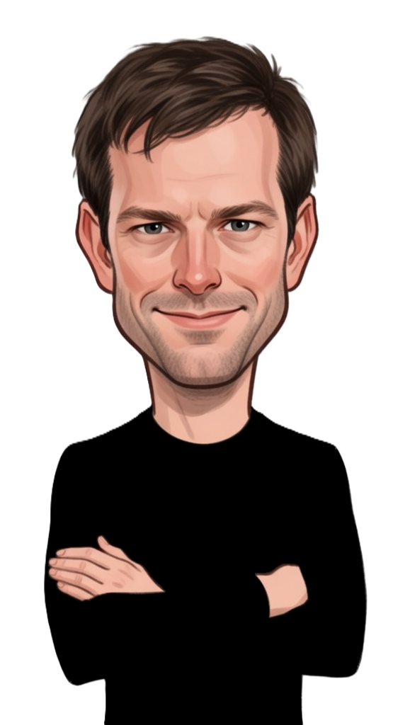 Hunter Lombardo caricature