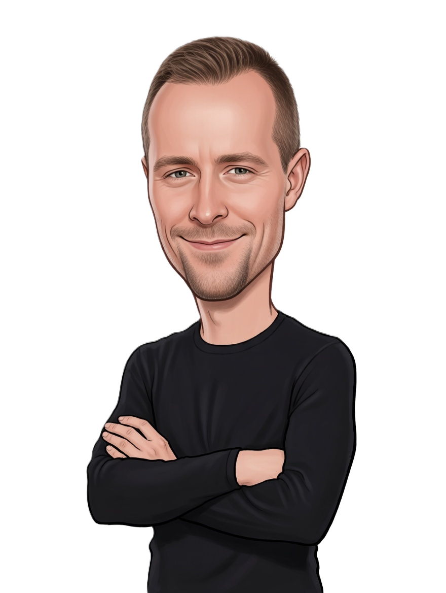 Mika Immonen caricature