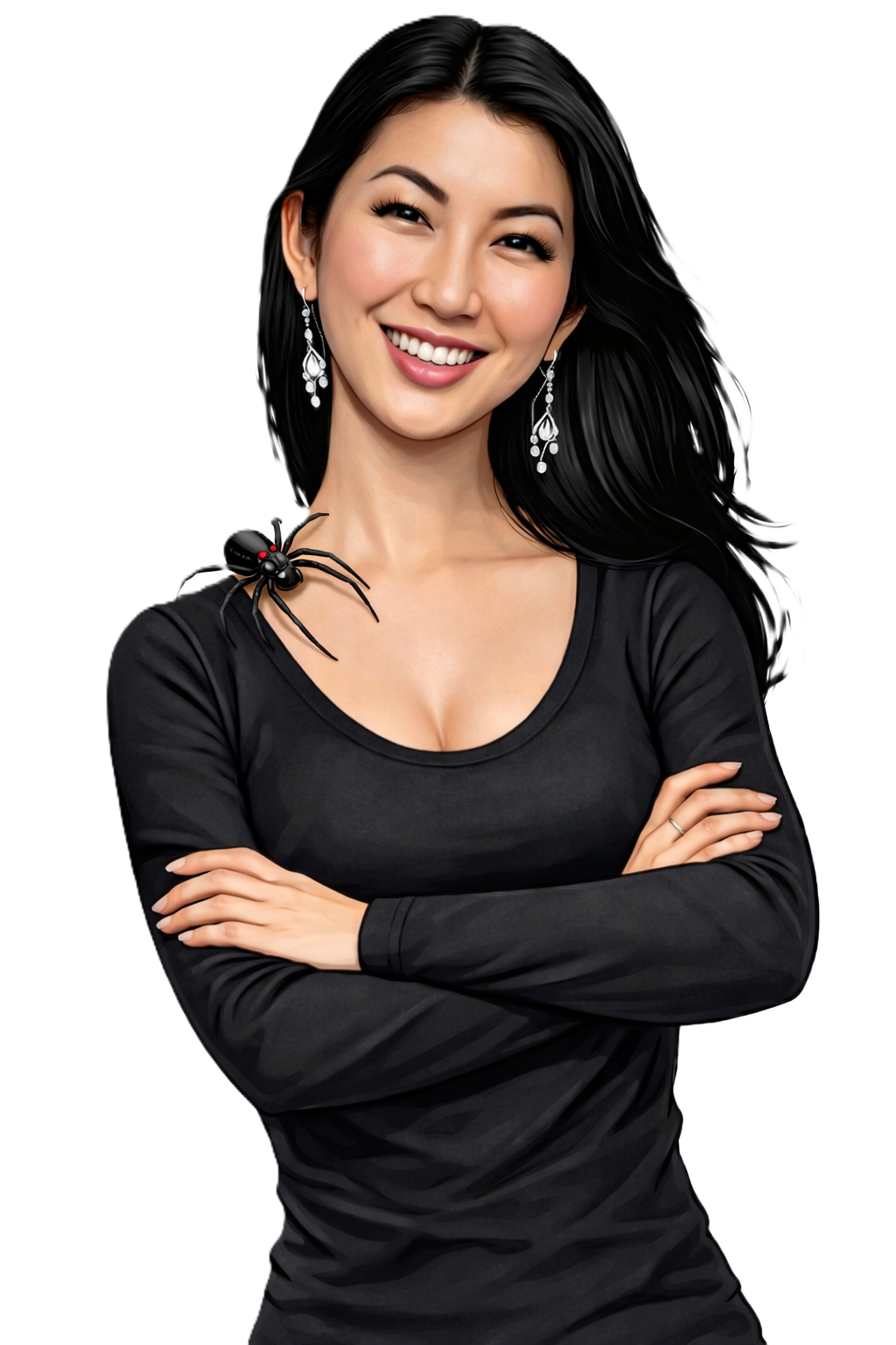 Jeanette Lee caricature