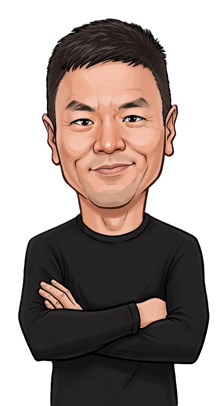 Jia Qing Wu caricature