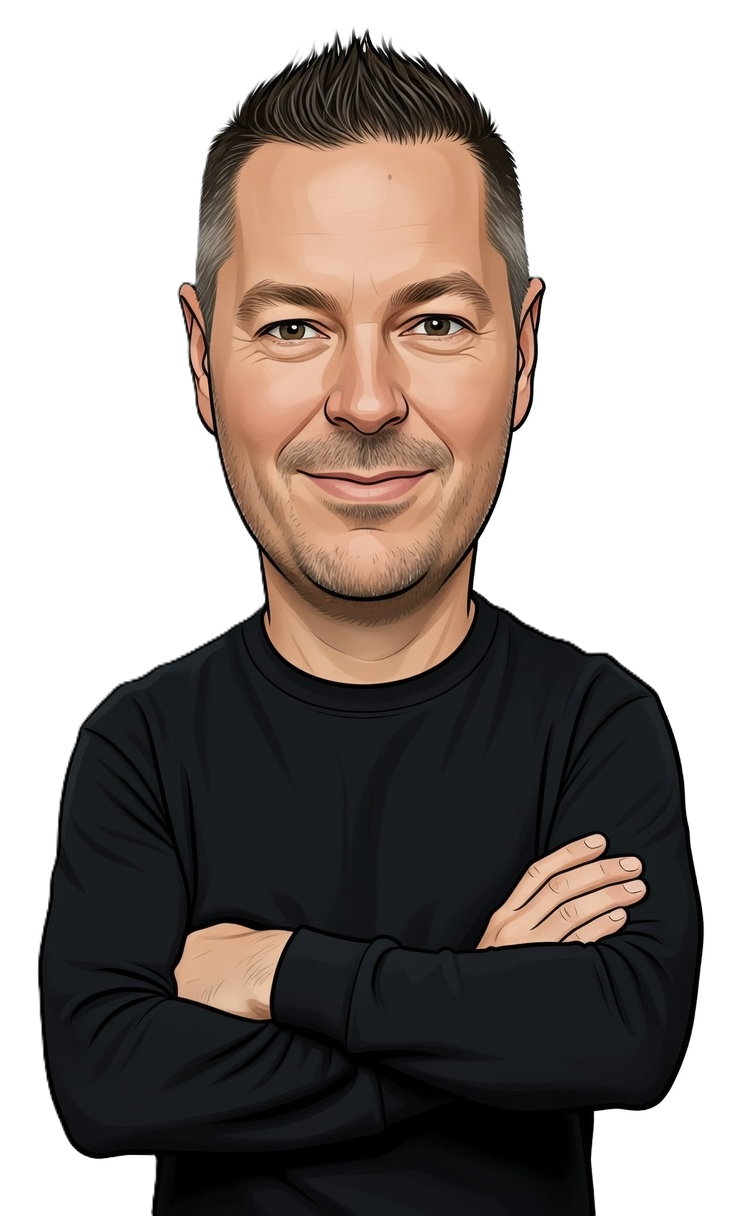 John Schmidt caricature