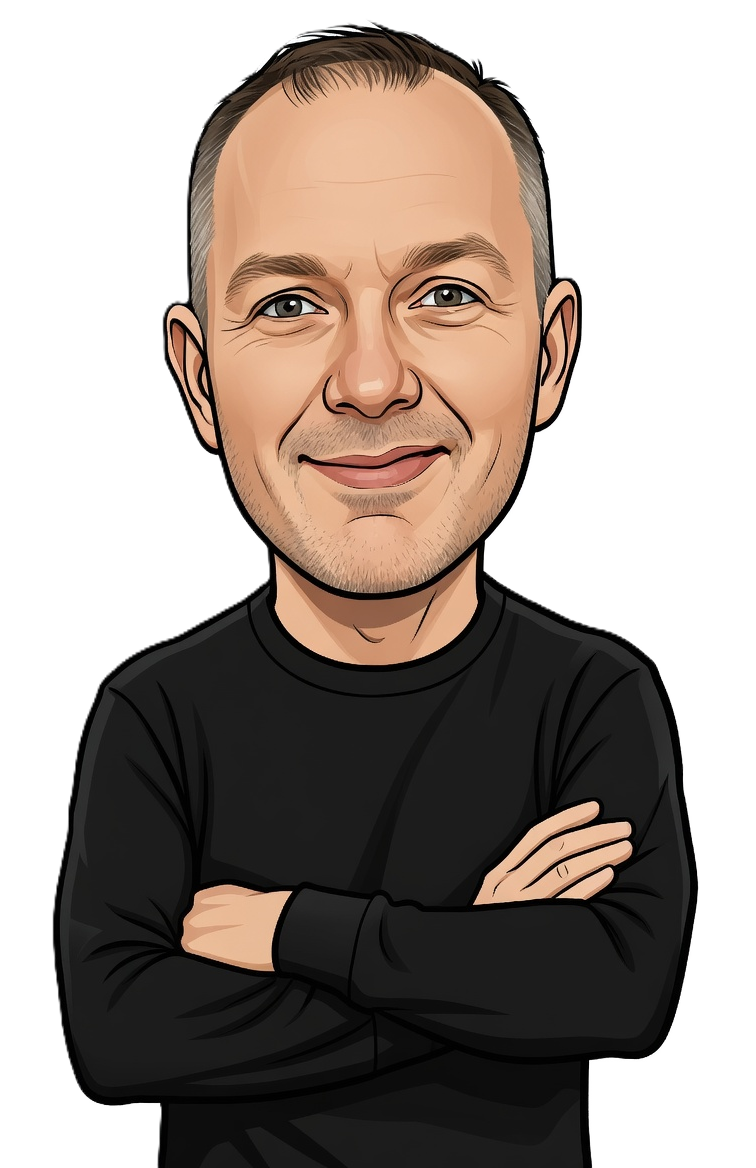 Jonathan Pinegar caricature