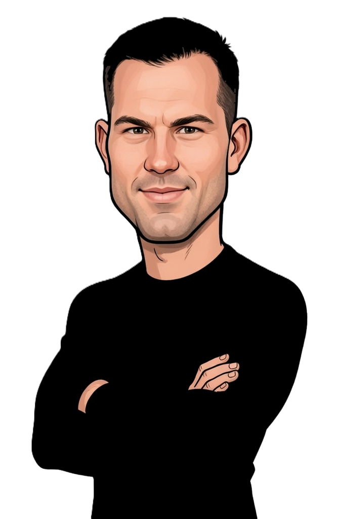 Justin Sajich caricature