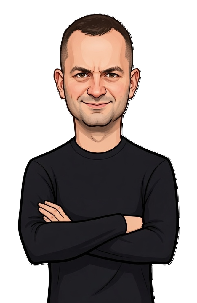 Konrad Juszczyszyn caricature