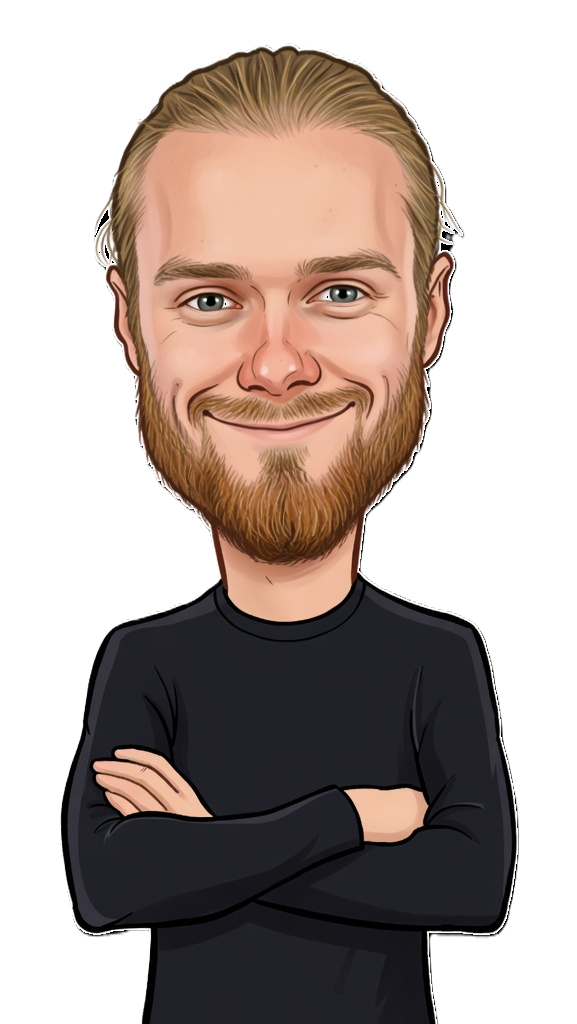 Mickey Krause caricature