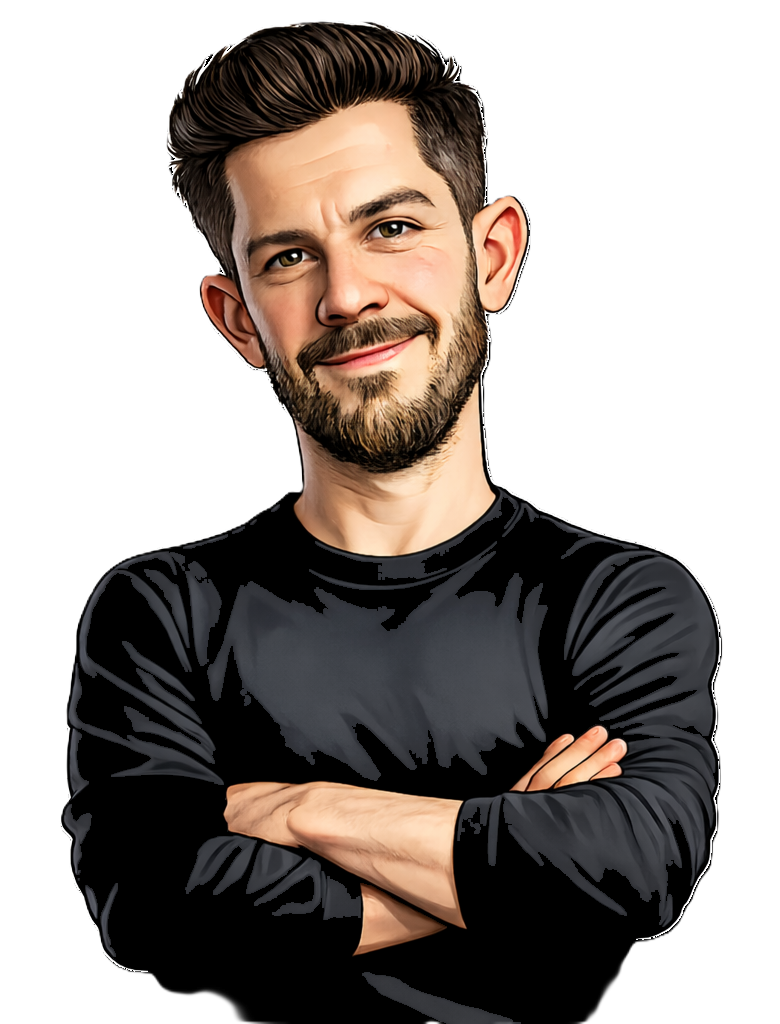 Max Lechner caricature