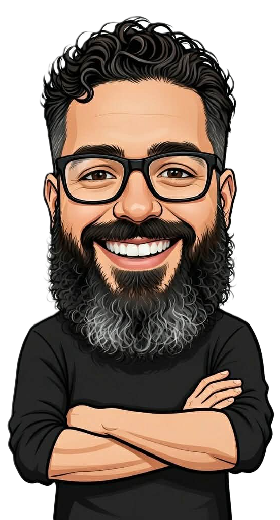 Raymond Linares caricature