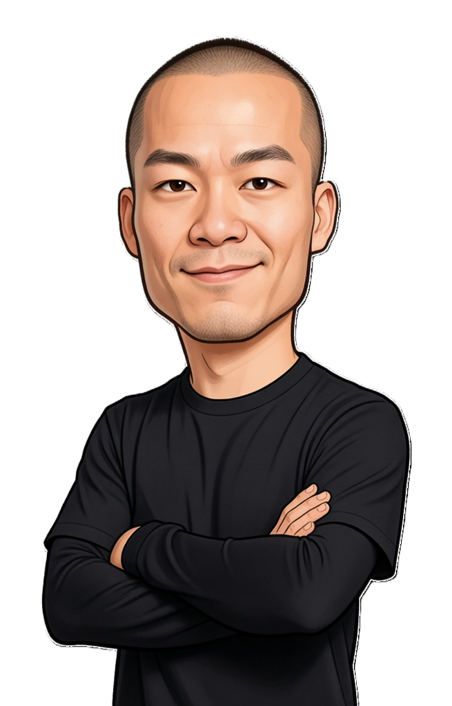 Ri Teng Liu caricature