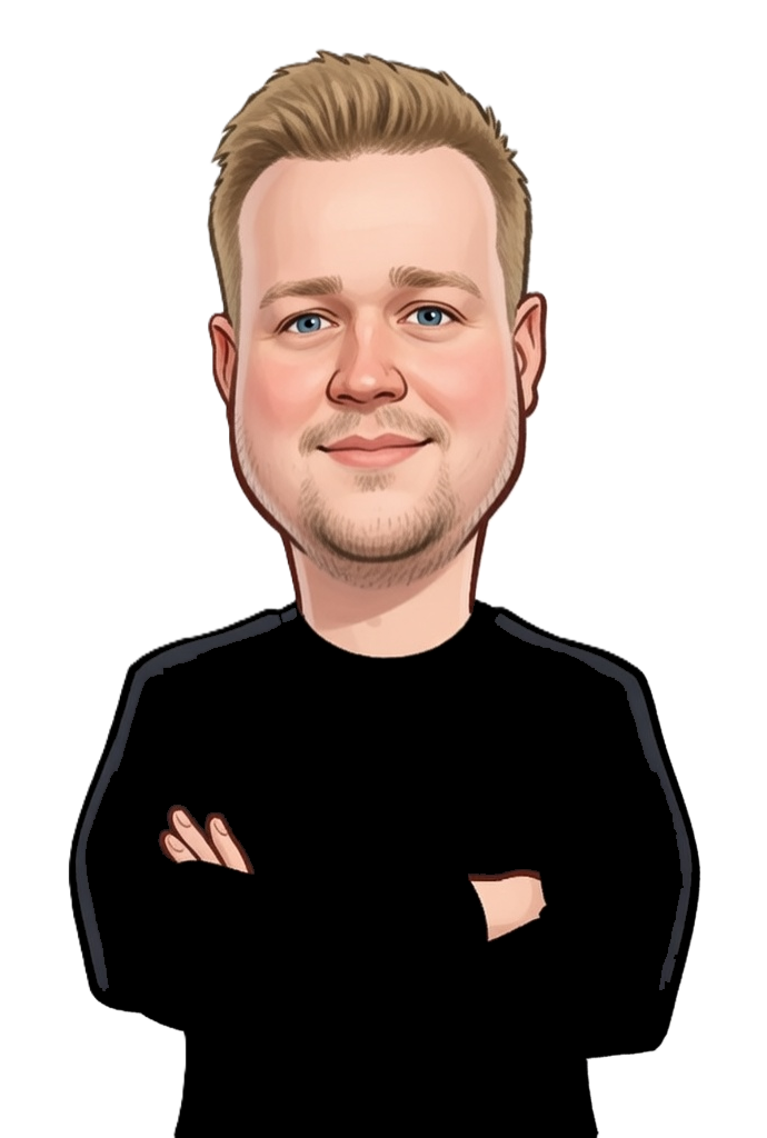 Petri Makkonen caricature