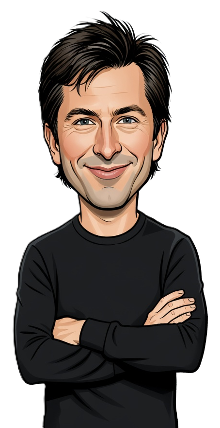 Stevie Moore caricature