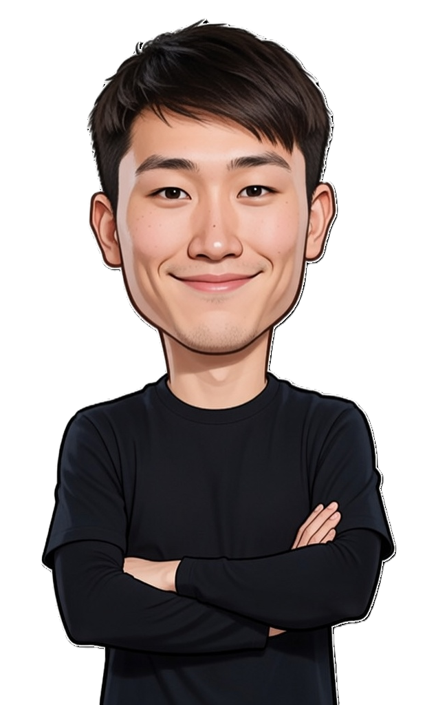 Nicholas Tan caricature