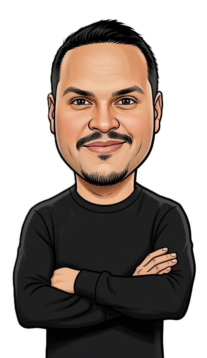 Tony Robles caricature